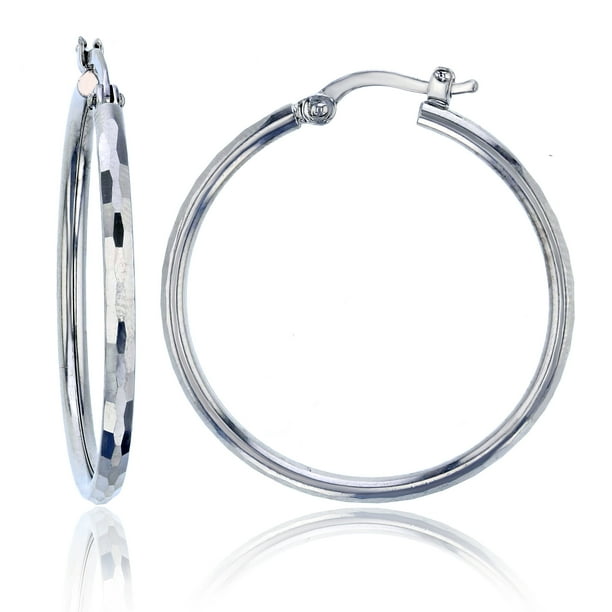 Shiny Polished Earrings 2mm Thick Secure Click-Top 14K Yellow or Tri Color Gold Solid Polished Diamond Cut Hoop Earrings for Women Italian Gold Hoops Diamond Cut Hoop Earrings 15mm-40mm Shiny Polished Earrings 2mm Thick Secure Click-Top 14K Yellow or Tri Color Gold Solid Polished Diamond Cut Hoop Earrings for Women Italian Gold Hoops Diamond Cut Hoop Earrings 15mm-40mm